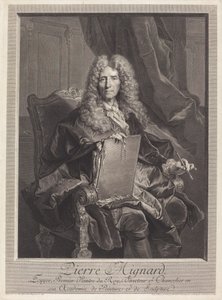 Pierre Mignard autorstwa Georg Friedrich Schmidt after Hyacinthe Rigaud