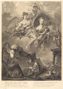 Louise Albertine de Brandt, baronowa von Grapendorf autorstwa Georg Friedrich Schmidt, after Pierre Le Sueur