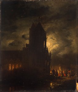 Nocna procesja autorstwa Georg Gillis van Haanen