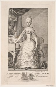 Maria Krystyna Hielmcrone autorstwa Georg Haas