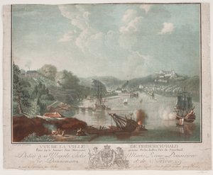 Vue de la ville Frederikshald autorstwa Georg Haas