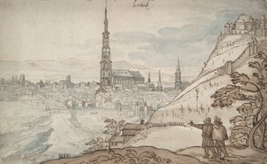Widok Landshut autorstwa Georg Hoefnagel