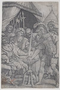 Mucius Scaevola i Porsenna, z Roman Heroes, 1535., 1535. autorstwa Georg Pencz