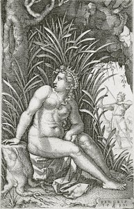 Procris zabity przez Cephalus autorstwa Georg Pencz
