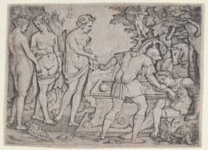 Sen Paryża. autorstwa Georg Pencz