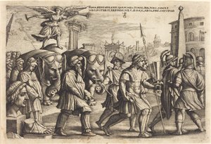 Triumf sławy autorstwa Georg Pencz