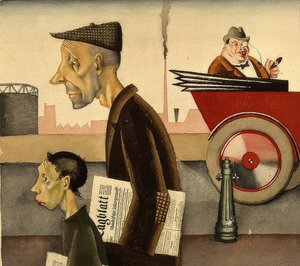 Nośnik gazet. Około 1921