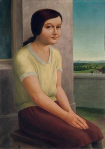 Siedząca dziewczyna; Siedząca dziewczyna, 1927