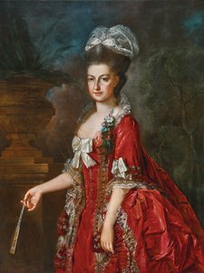 Johann Georg Weikert Portret Marii Krystyny Austriackiej 1778 r. autorstwa Georg Weikert