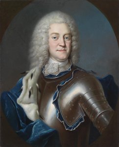 Portret Christiana Ludwika II, 1683-1756 Książę Meklemburgii, 1731-1732 autorstwa Georg Weissmann
