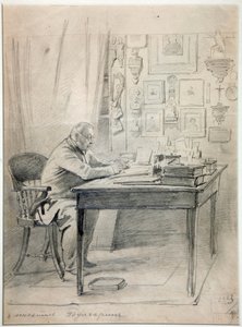 Faddei Boulgarine - Portret autora Faddei Bulgarina (1789-1859) par Timm, Wasilij (George Wilhelm) (1820-1895)