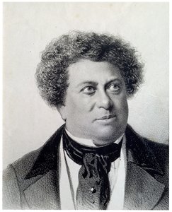 Portret autora Alexandre Dumasa, XIX w.