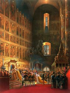 Namaszczenie cara Rosji Aleksandra II, Moskwa, 1856 r.