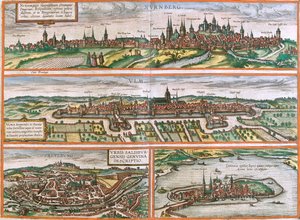 Norymberga, Ulm, Salzburg, Lindau, Niemcy, Austria