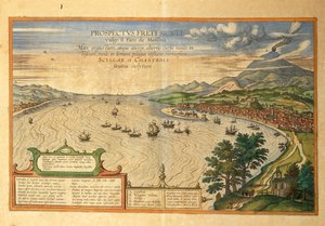 Cieśnina Mesyńska z Miast Świata – Georg Braun autorstwa Georg Braun and Hogenberg Franz