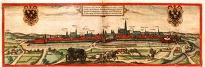 Vienna, Austria, Wien autorstwa Georg and Hogenberg Franz (1535 90) Braun