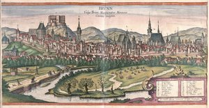 Brno, Czechy (grawerowanie