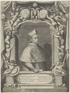 Portret Albrechta, arcyksięcia Austrii, w stroju kardynała autorstwa Georg van de Velden
