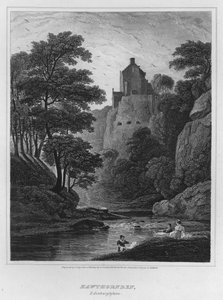 Hawthornden, Edinburghshire (grawerowanie)