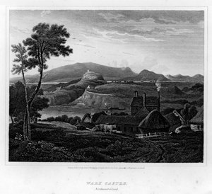 Zamek Wark, Northumberland (rycina)