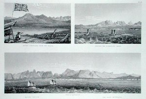 Łańcuch Richardsona, z „Narracji o drugiej wyprawie do brzegów Morza Polarnego w latach 1825-27” autorstwa Sir Johna Franklina (1786-1847) rycina Edwarda Findena (1791-1857) opublikowana w 1828 r. (grafika)