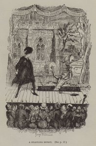 Zaskakujący efekt (grawerunek) autorstwa George (after) Cruikshank