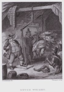 Holenderska waga (grawerowanie) autorstwa George (after) Cruikshank