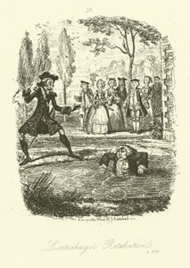 Ilustracja do Humphry Clinker autorstwa Tobiasa Smolletta (grafika) autorstwa George (after) Cruikshank