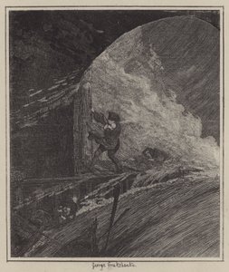 Ilustracja do Jacka Shepparda (grafika) autorstwa George (after) Cruikshank