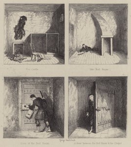 Ilustracja do Jacka Shepparda (grafika) autorstwa George (after) Cruikshank
