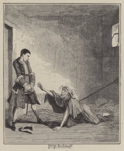Ilustracja do Jacka Shepparda (grafika) autorstwa George (after) Cruikshank