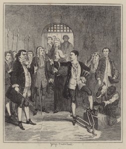Ilustracja do Jacka Shepparda (grafika) autorstwa George (after) Cruikshank