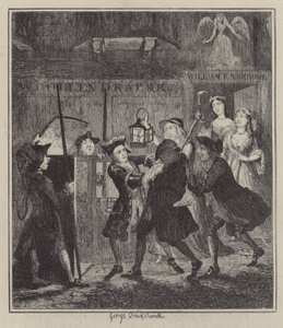Ilustracja do Jacka Shepparda (grafika) autorstwa George (after) Cruikshank
