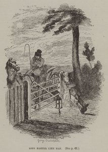 Like Master Like Man (rycina) autorstwa George (after) Cruikshank