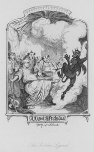 Złota Legenda (rycina) autorstwa George (after) Cruikshank