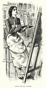 Ilustracja do Trilby autorstwa George du Maurier (grafika)
