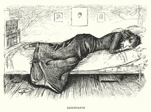 Ilustracja do Trilby autorstwa George du Maurier (grafika) autorstwa George (after) Du Maurier