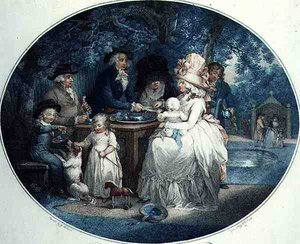 Herbaciany ogród, rytowany przez Francois David Soiron (ur. 1764), wyd. T. Gaugain