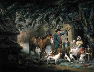 Wieczór, czyli Powrót Sportowca, grawerowany i pub. Józefa Grozera (ok. 1755-99)