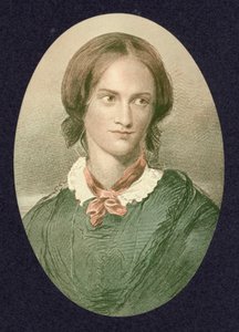 Charlotte Bronte, angielska powieściopisarka (kolorowa grawerunek) autorstwa George (after) Richmond