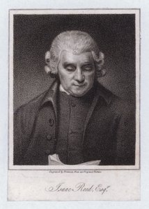 Isaac Reed, angielski redaktor literacki i kolekcjoner książek (grafika)