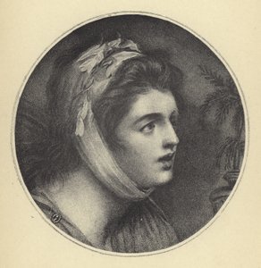 Lady Hamilton jako Sensibility (grawerunek)