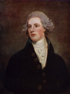 William Pitt Młodszy, angielski polityk torysów i premier (kolor lito)