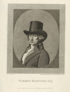 Portret Warrena Hastingsa, Esq., wyd. 1795 (grawerowanie)