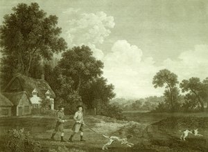 Dwóch dżentelmenów na strzelaninę, płyta 2 (rycina)