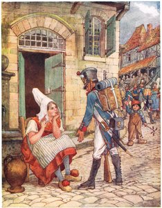 Jeanette i Jeannot, ilustracja z „Śpiewnika obrazkowego”, 1910