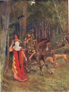 Waldesgesprach, ilustracja z „Śpiewnika obrazkowego”, 1910