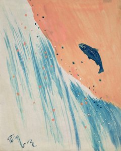 Łosoś Skok autorstwa George Adamson