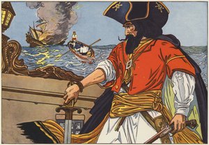 Czarnobrody, najsłynniejszy z piratów z wybrzeża Atlantyku