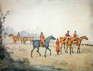Spotkanie (ołówek i akwarela na papierze) autorstwa George Alken